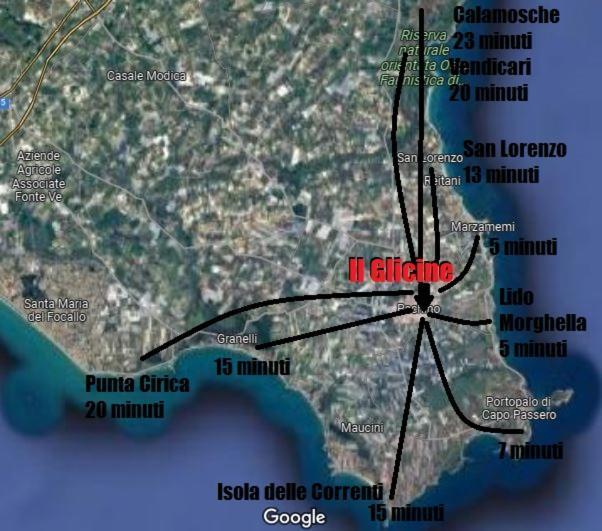 Apartmán Casa Vacanze Il Glicine 1 Pachino Exteriér fotografie